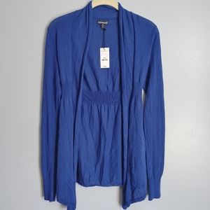 NWT Express Blue Cardigan XS